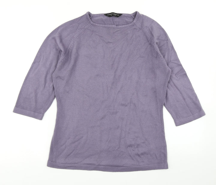 Dorothy Perkins Womens Purple  Knit Pullover Jumper Size 12