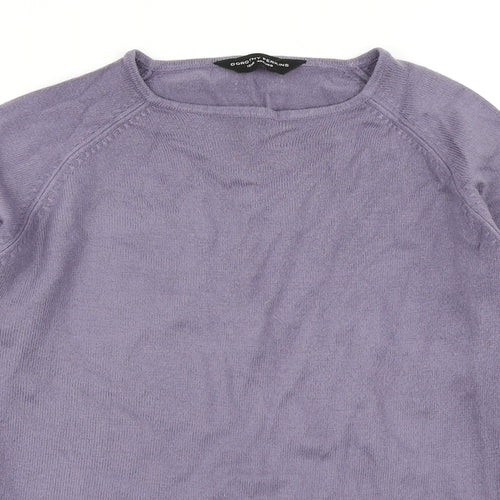Dorothy Perkins Womens Purple  Knit Pullover Jumper Size 12