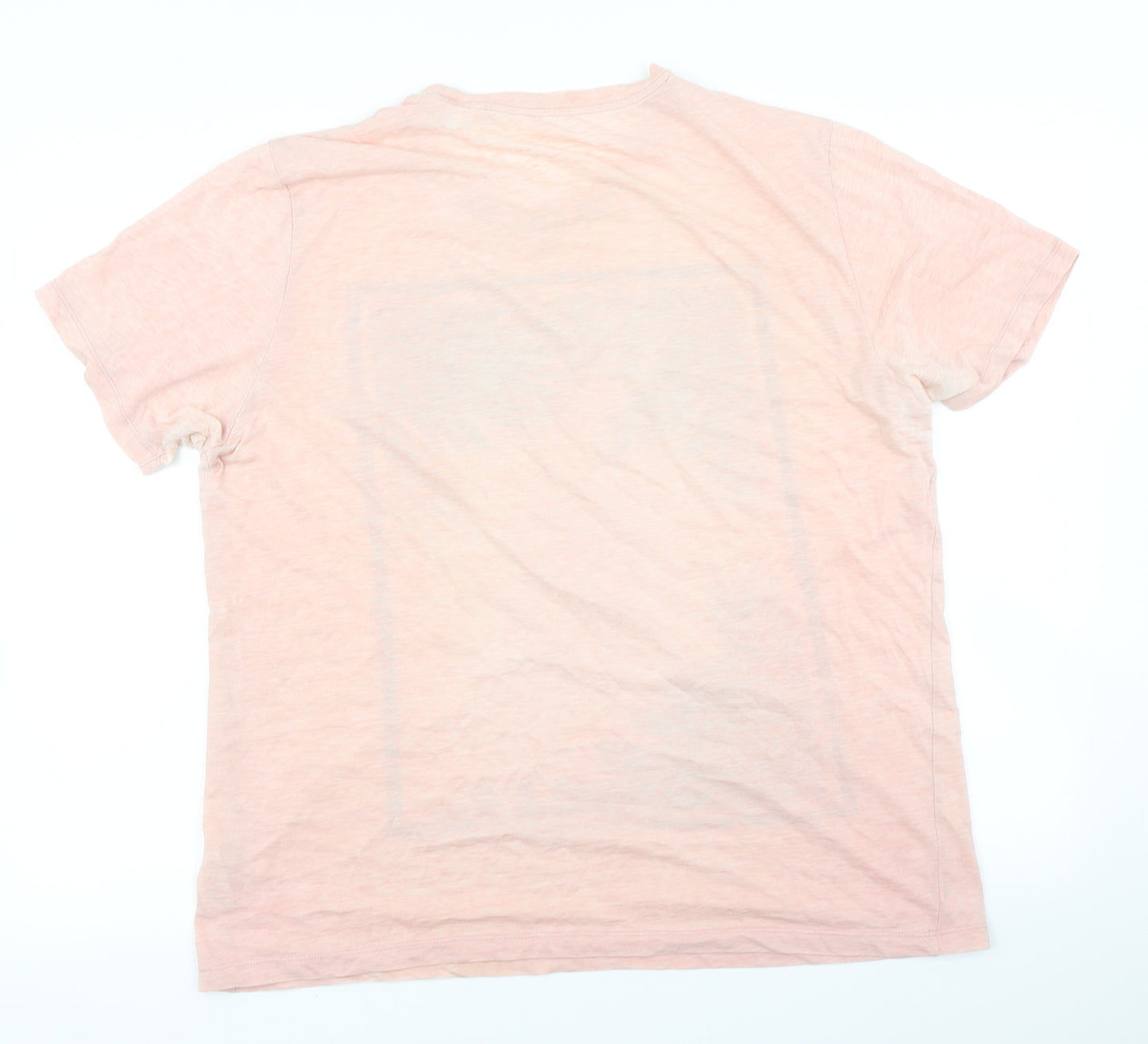 NEXT Mens Pink    T-Shirt Size L