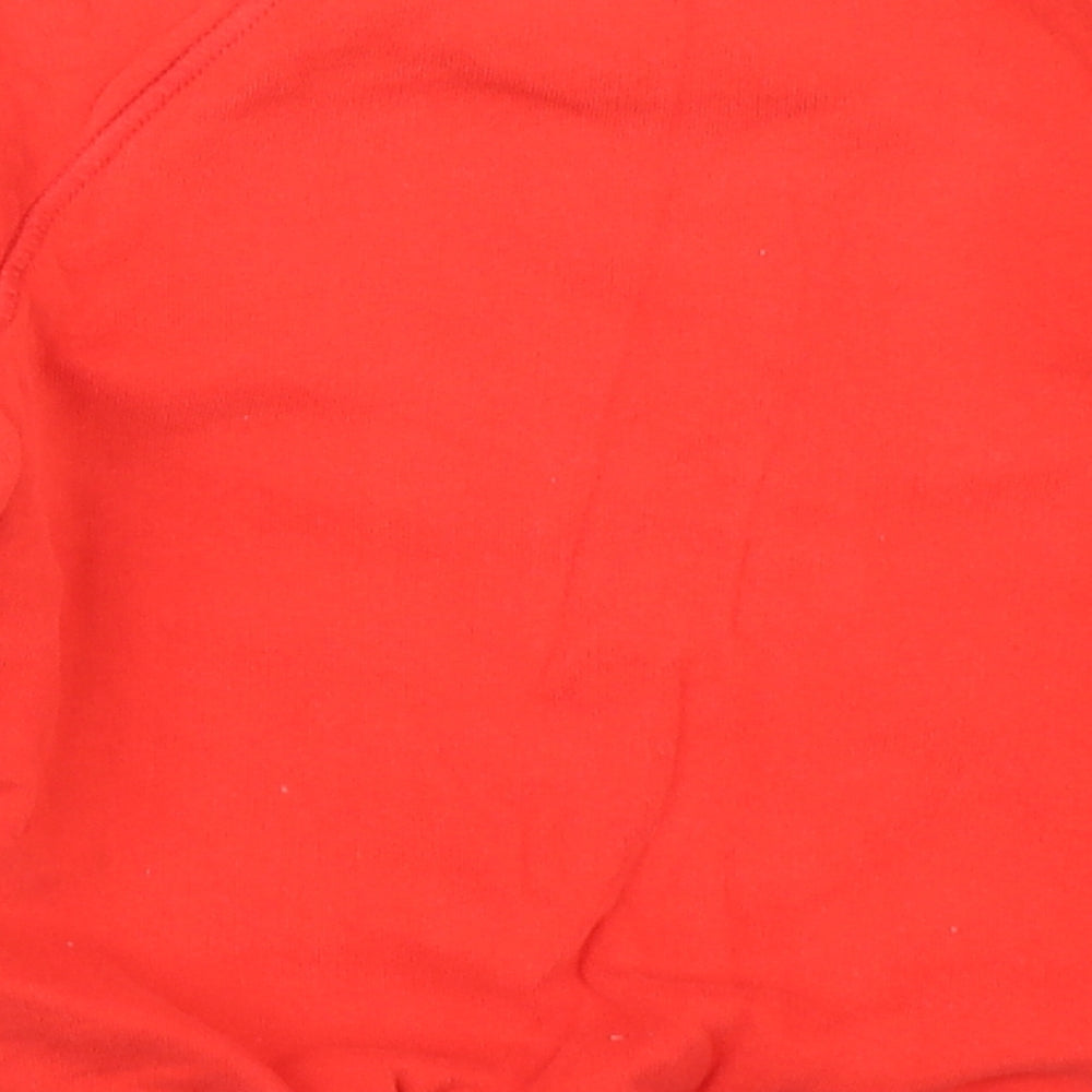 NEXT Girls Red   Pullover Sweatshirt Size 8 Years  - Christmas jumper Reversible sequins