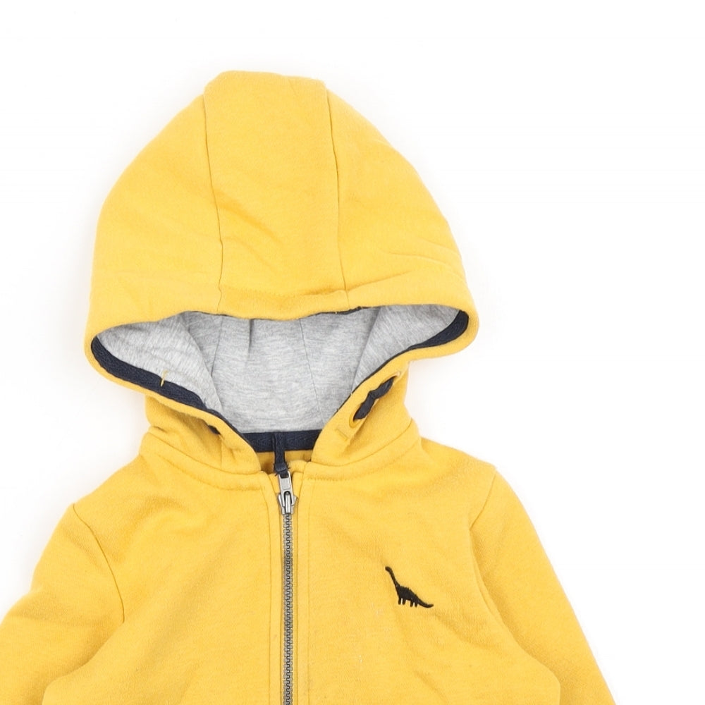 F&F Boys Yellow   Track Jacket Jacket Size 12-18 Months