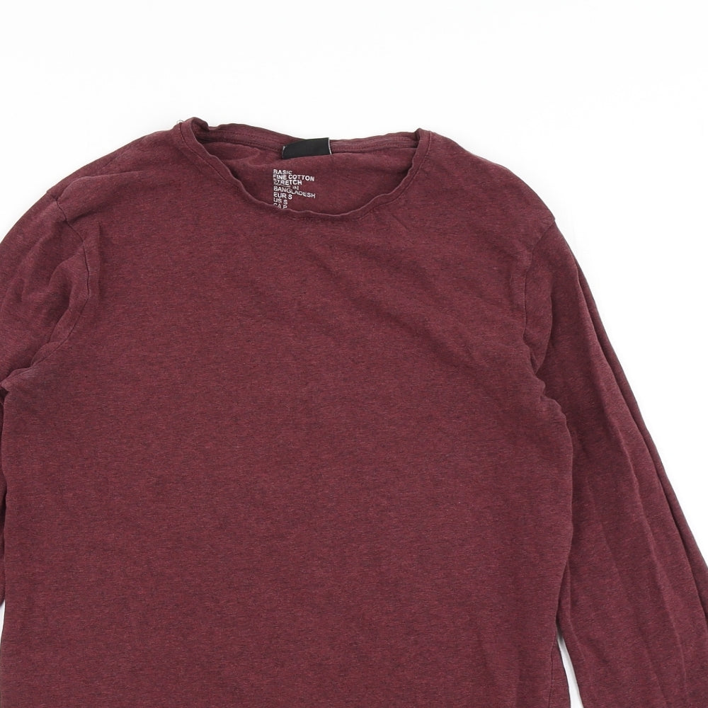 H&M Mens Red    T-Shirt Size S