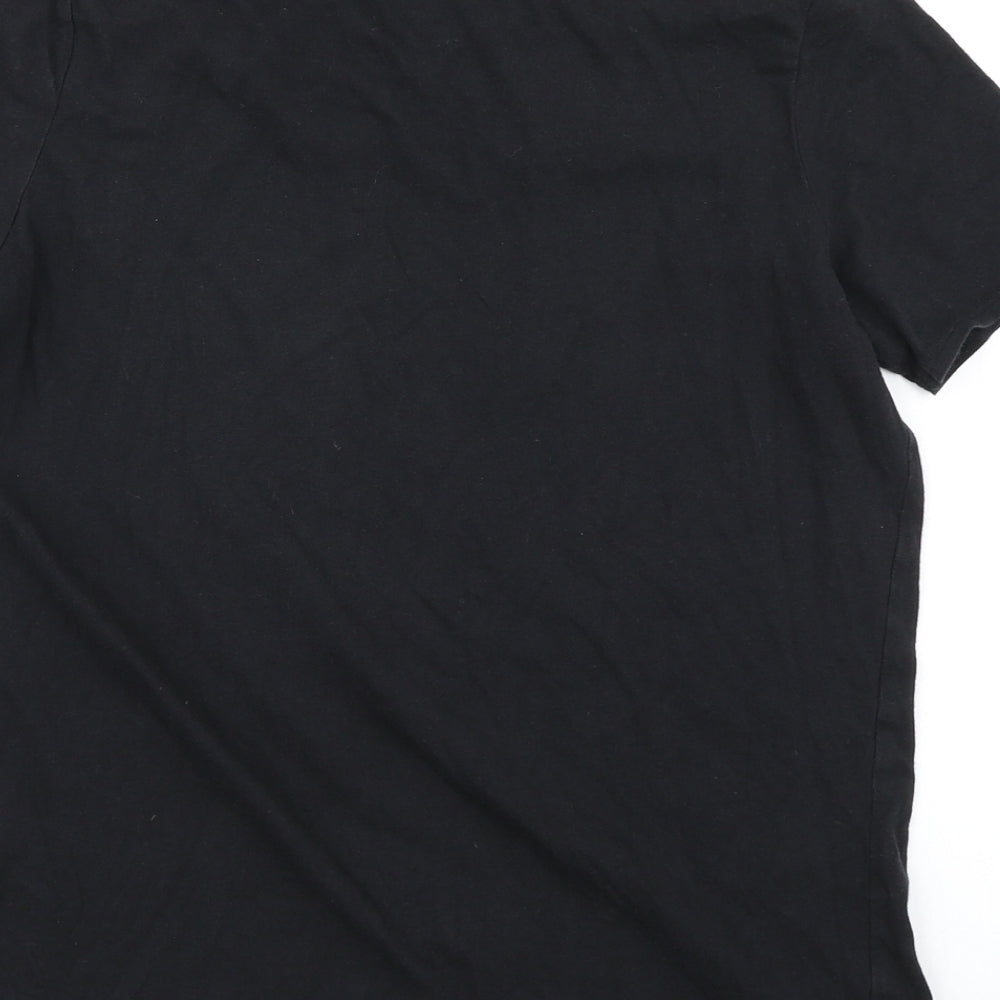 DECATHLON Girls Black   Basic T-Shirt Size 14-15 Years
