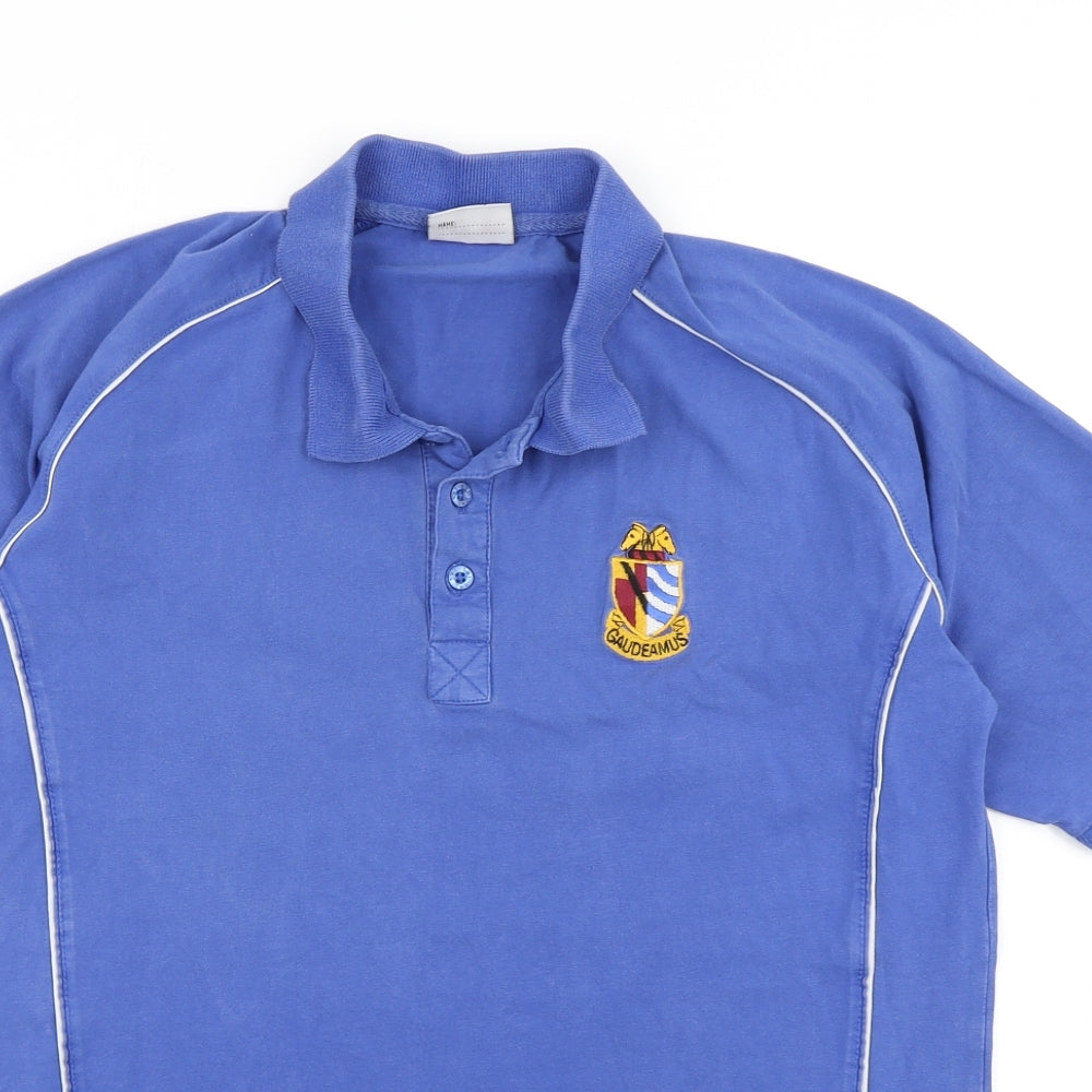 SWI Mens Blue    Polo Size M