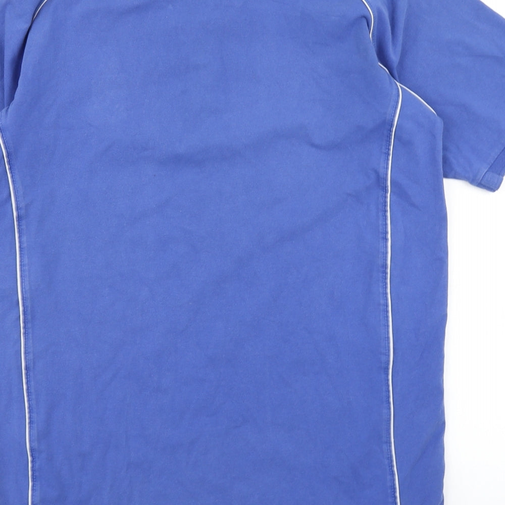 SWI Mens Blue    Polo Size M