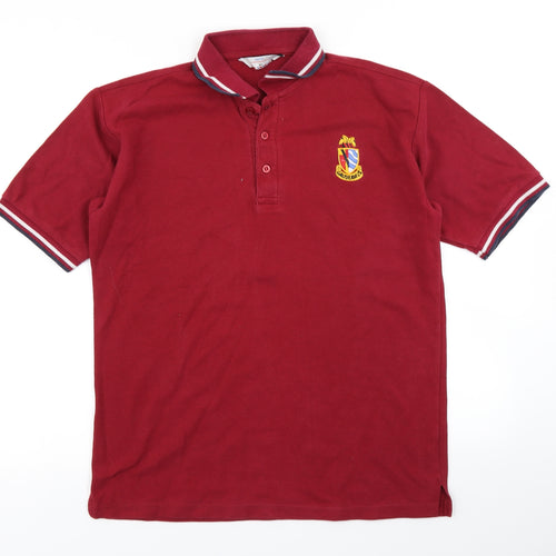 Unitex Mens Red    Polo Size M