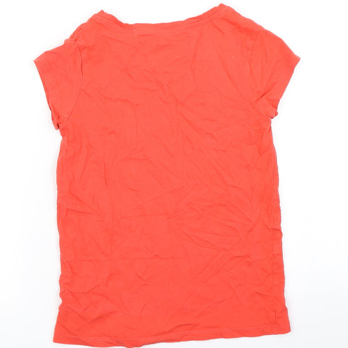 NEXT Girls Red   Basic T-Shirt Size 9 Years