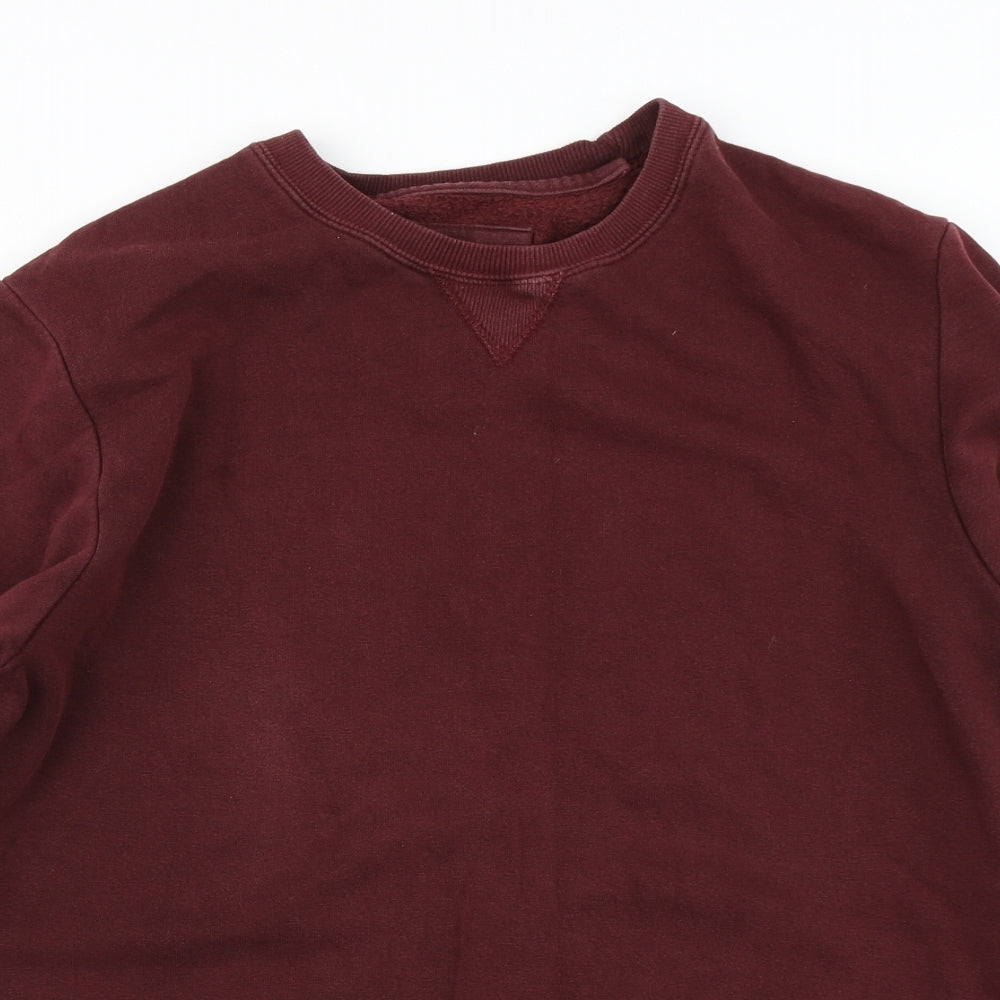 Pull & Bear Mens Purple   Pullover Sweatshirt Size L