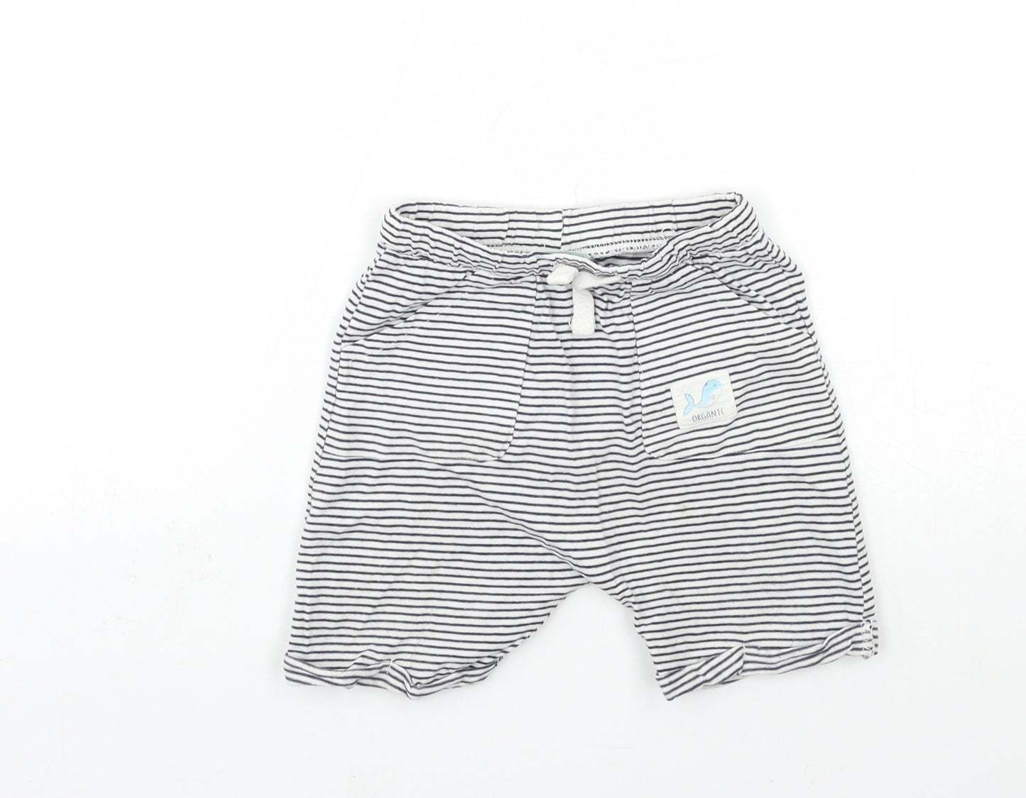 SO CUTE Baby Black Striped  Jogger Trousers Size 18-24 Months