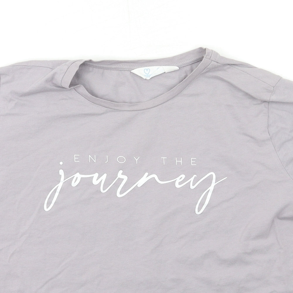 Primark Womens Grey   Basic T-Shirt Size 14