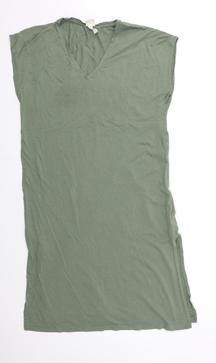 H&M Womens Green Shift Size M