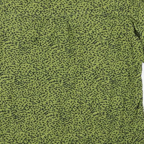 H&M Womens Green Animal Print  Shift  Size M