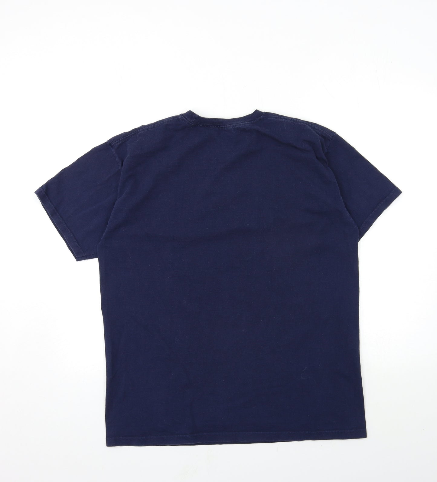 Fruit of the Loom Mens Blue    T-Shirt Size L