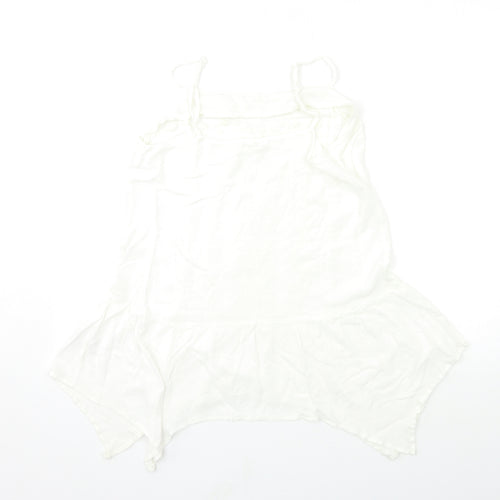 Matalan Womens White   Basic Tank Size 14