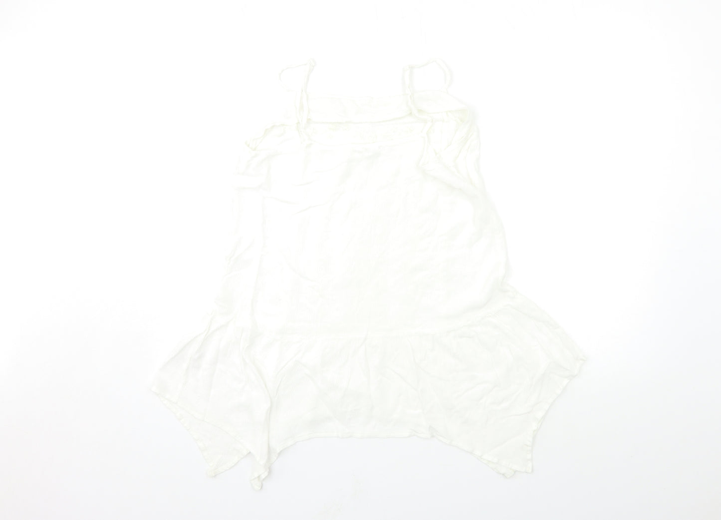 Matalan Womens White   Basic Tank Size 14