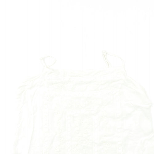 Matalan Womens White   Basic Tank Size 14