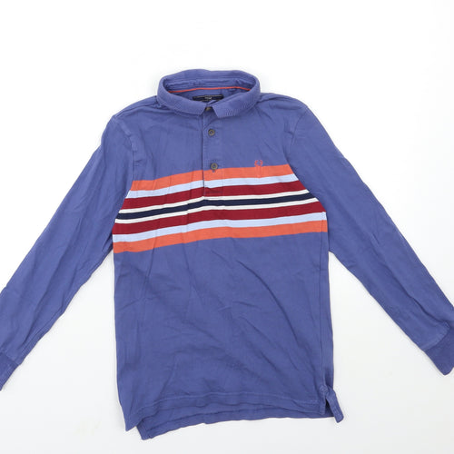 NEXT Boys Blue Striped  Basic Polo Size 9 Years