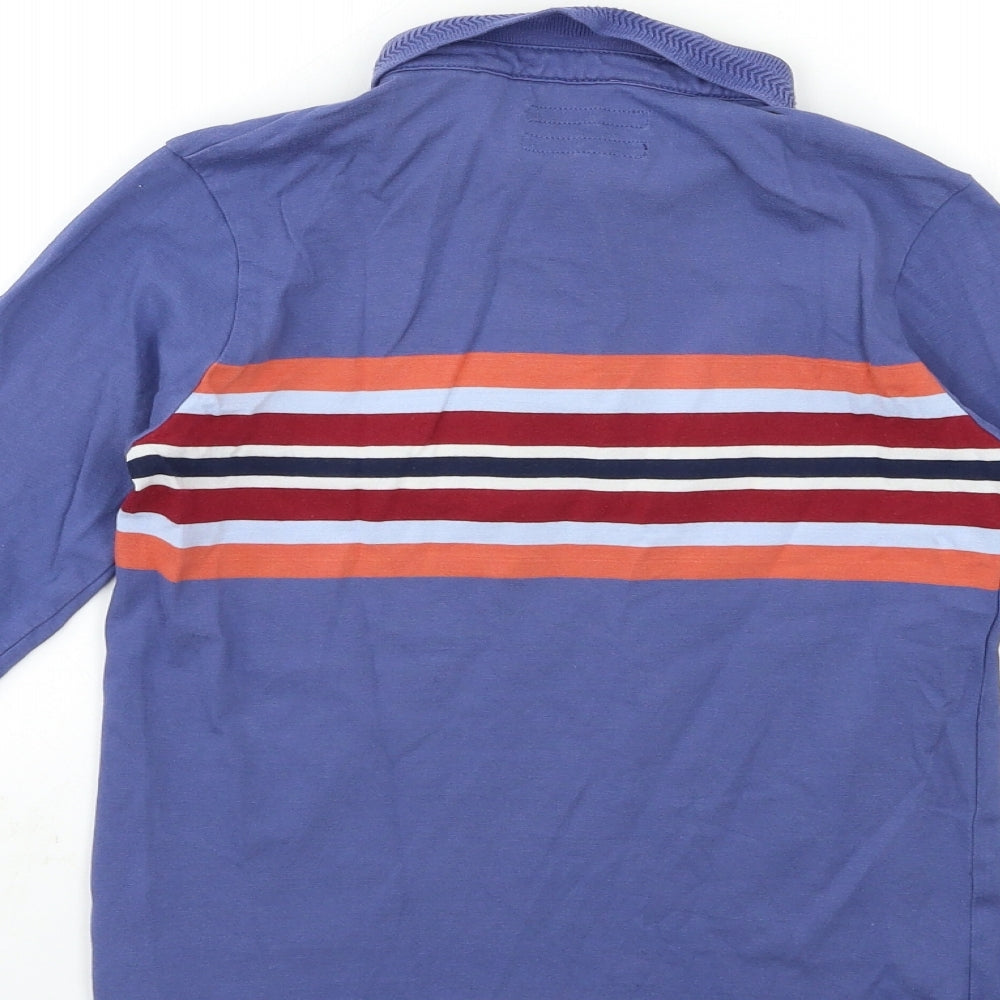 NEXT Boys Blue Striped  Basic Polo Size 9 Years