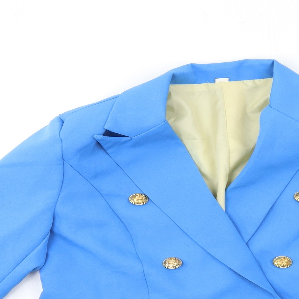 SheIn Womens Blue   Jacket Blazer Size L