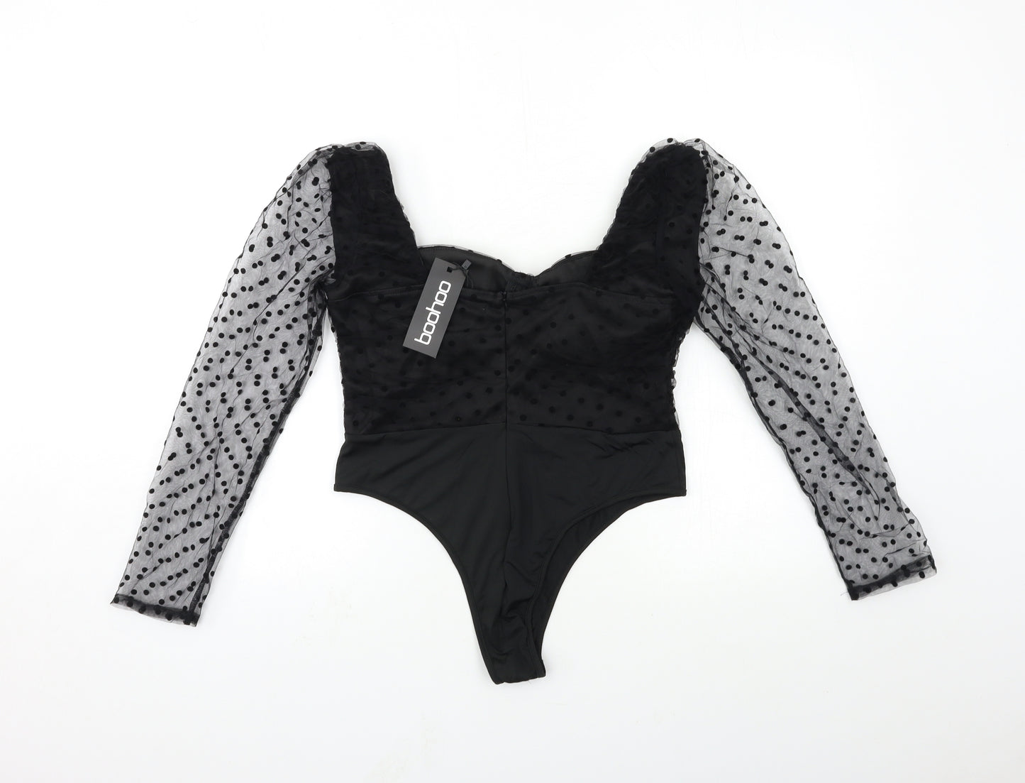 Boohoo Womens Black   Basic Blouse Size 14