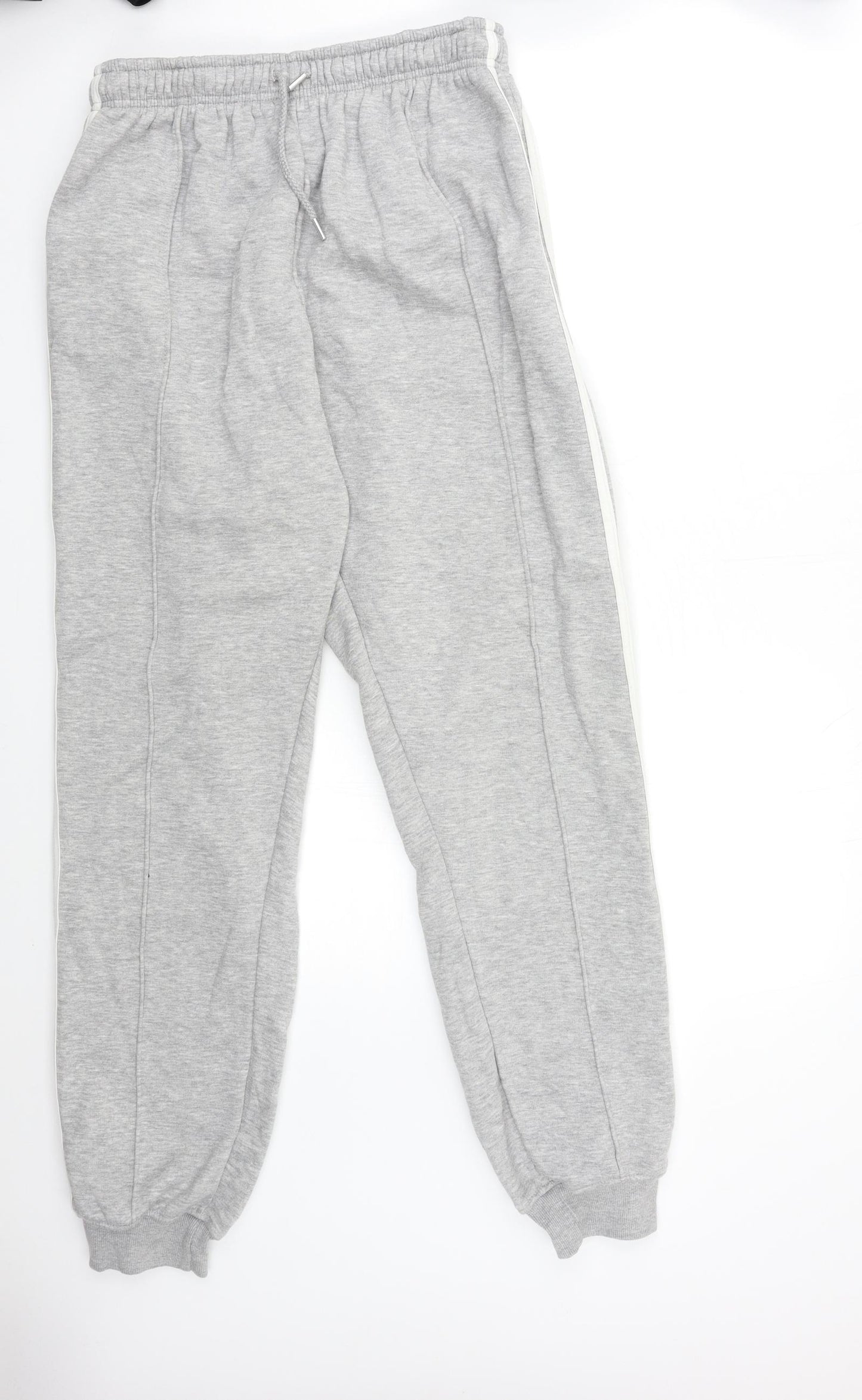 PRETTYLITTLETHING Womens Grey   Sweatpants Trousers Size 14 L30 in