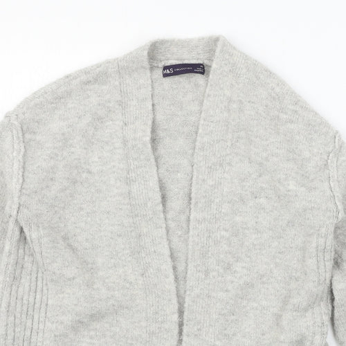 Marks and Spencer Womens Grey  Knit Cardigan Jumper Size XS