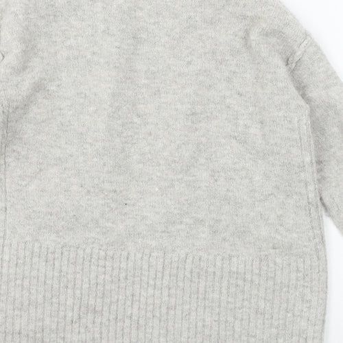 Marks and Spencer Womens Grey  Knit Cardigan Jumper Size XS