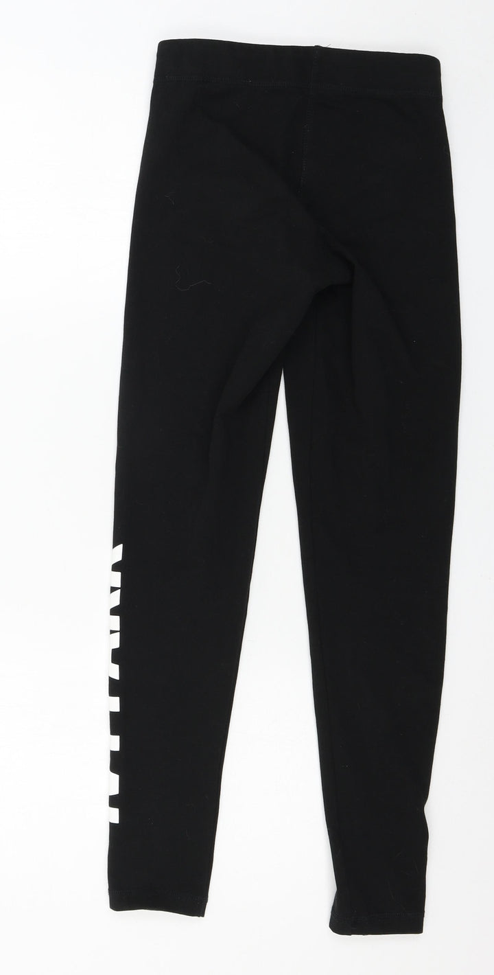Myprotein Womens Black Jersey Capri Leggings Size XS L23 in