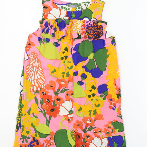 NEXT Girls Multicoloured Geometric  Playsuit One-Piece Size 7 Years