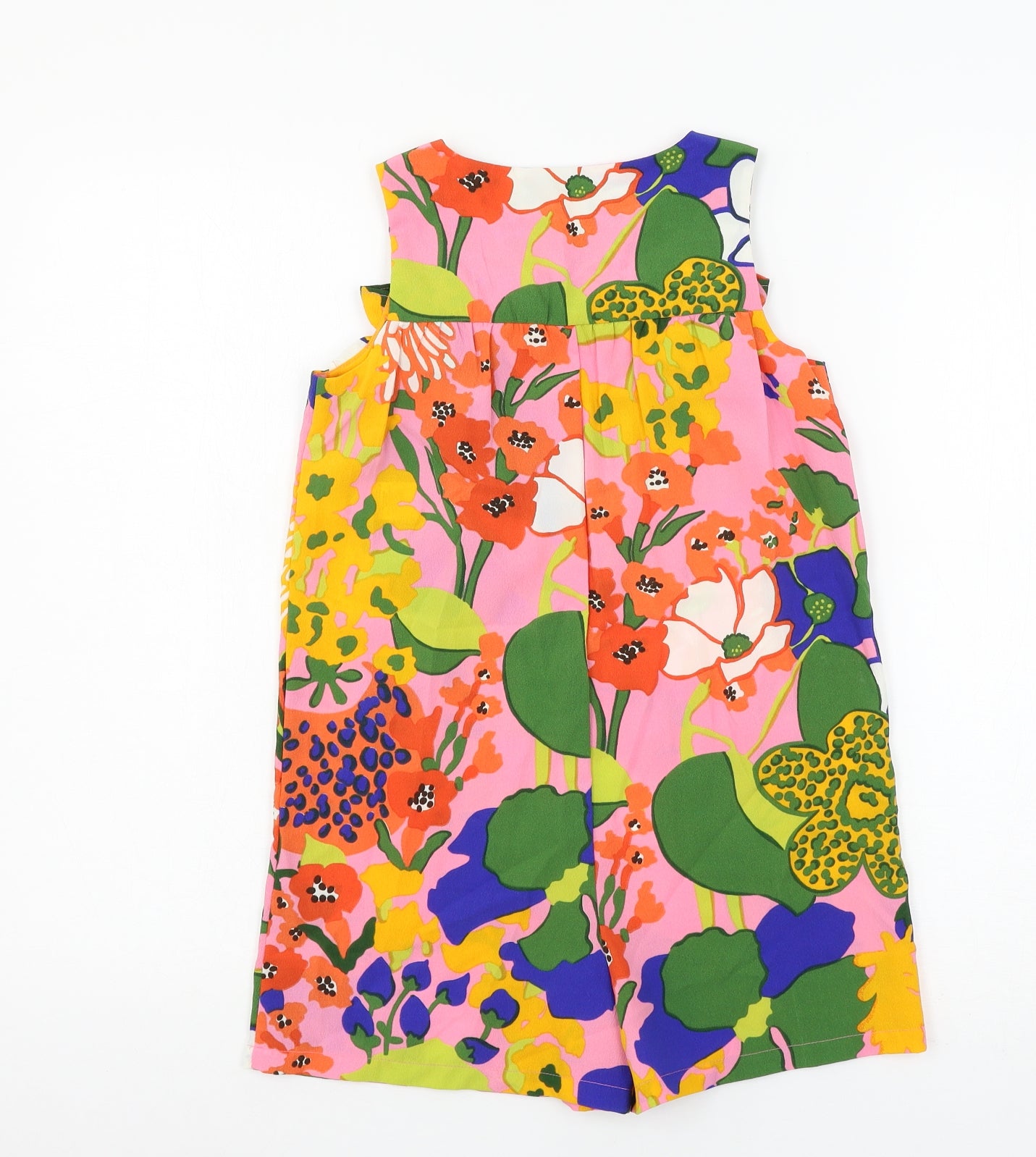 NEXT Girls Multicoloured Geometric  Playsuit One-Piece Size 7 Years