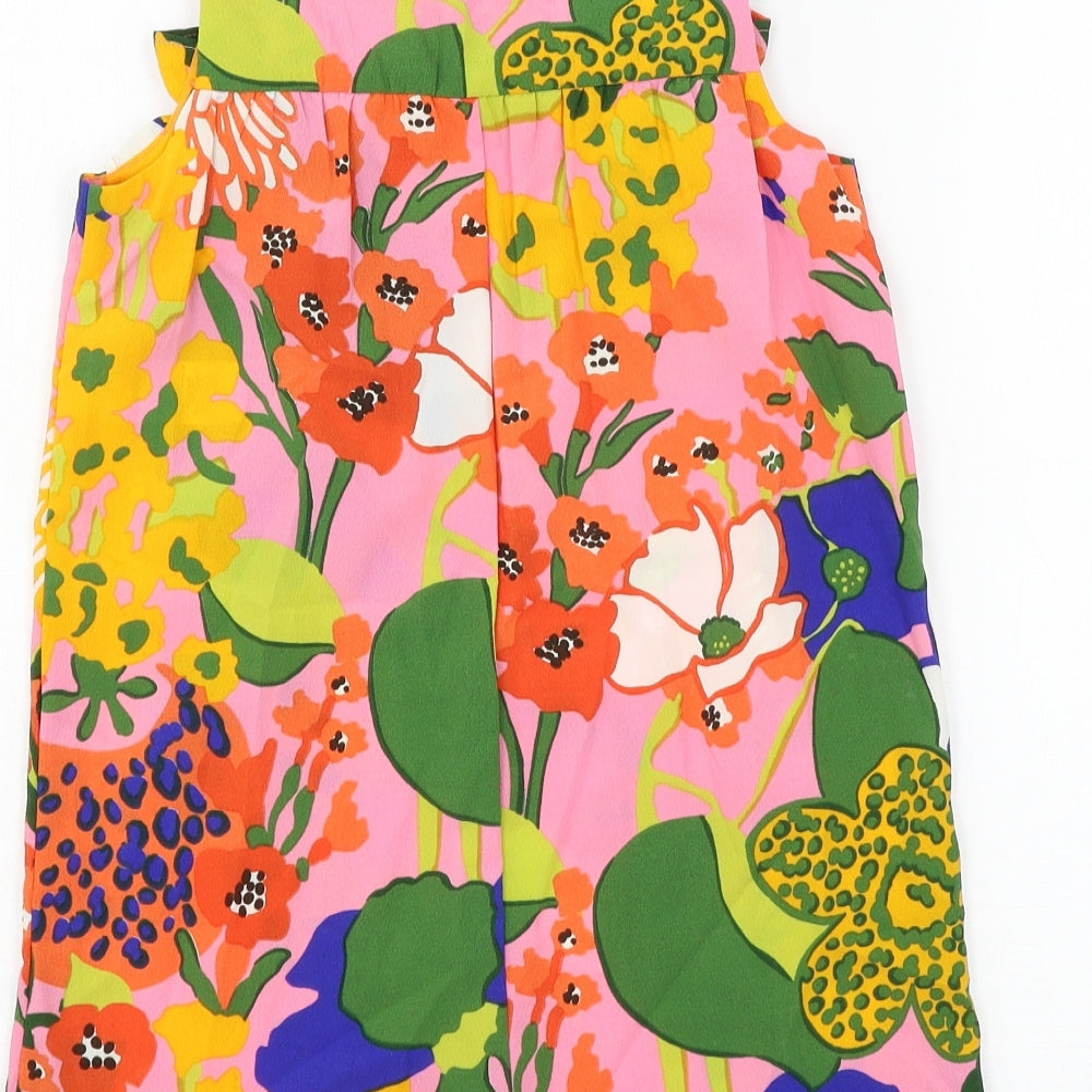 NEXT Girls Multicoloured Geometric  Playsuit One-Piece Size 7 Years