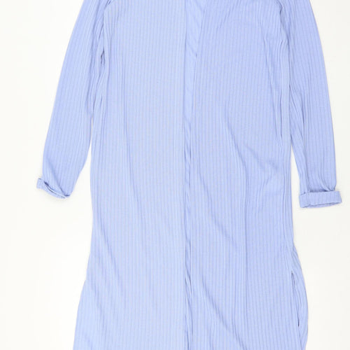 New Look Womens Blue  Knit Cardigan Jumper Size 10