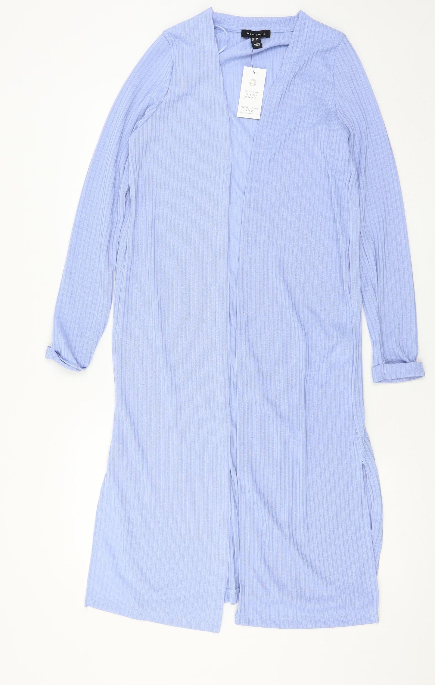 New Look Womens Blue  Knit Cardigan Jumper Size 10