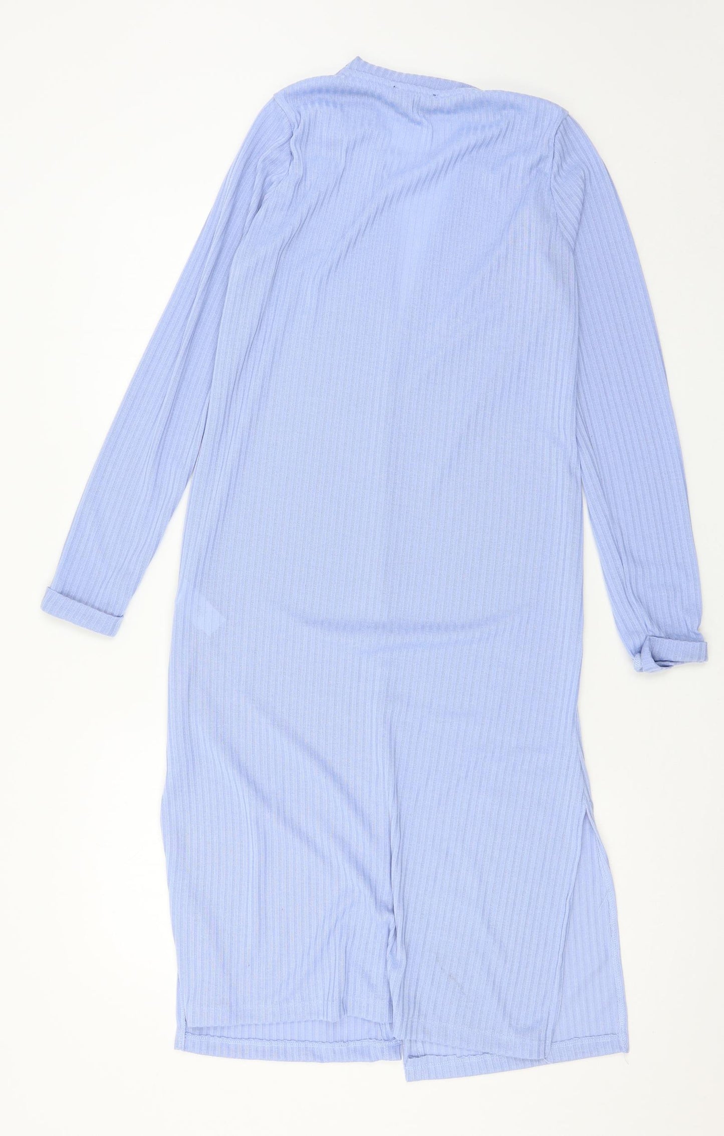 New Look Womens Blue  Knit Cardigan Jumper Size 10