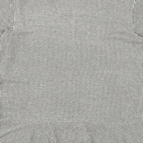 Betty & Co Womens Grey Striped Jersey Basic T-Shirt Size 14