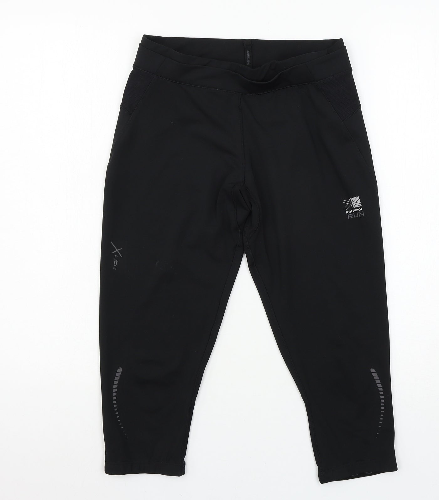 Karrimor Womens Black  Jersey Cropped Leggings Size 10