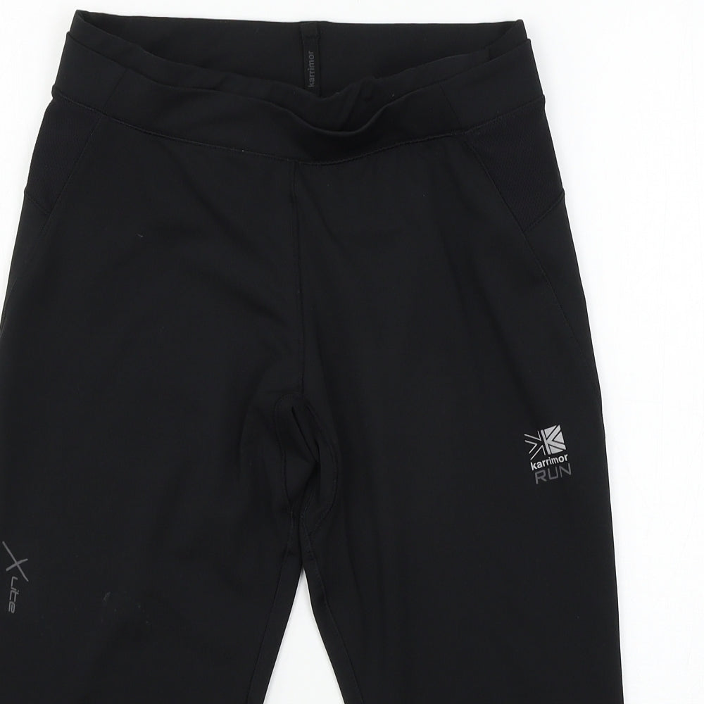 Karrimor Womens Black  Jersey Cropped Leggings Size 10