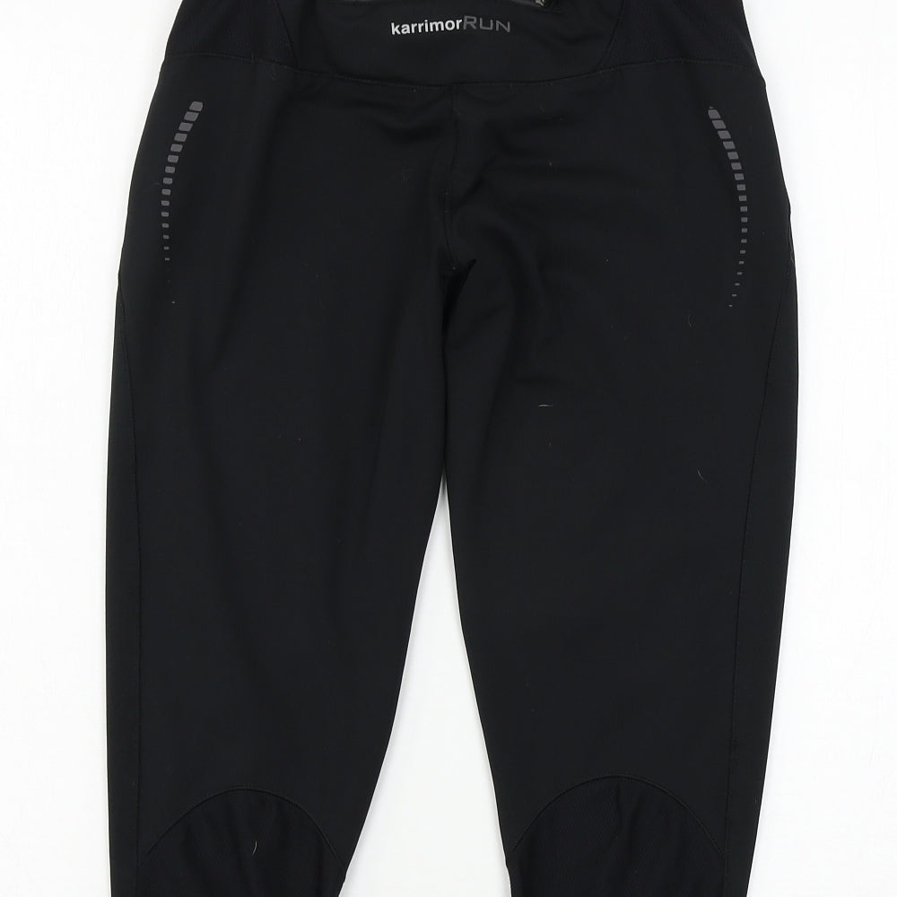 Karrimor Womens Black  Jersey Cropped Leggings Size 10