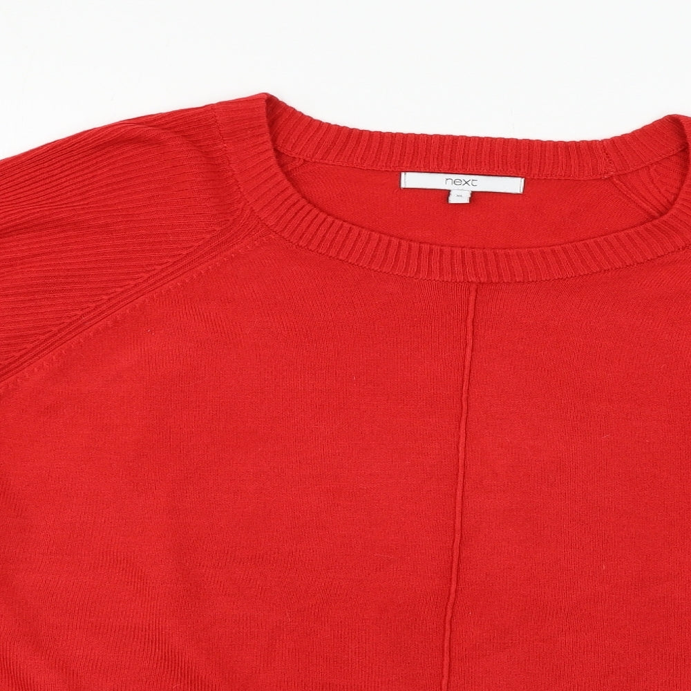 NEXT Womens Red  Knit Pullover Jumper Size XL