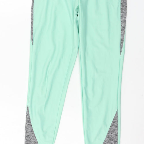 Missguided Womens Green  Jersey Capri Leggings Size 28 in L25 in