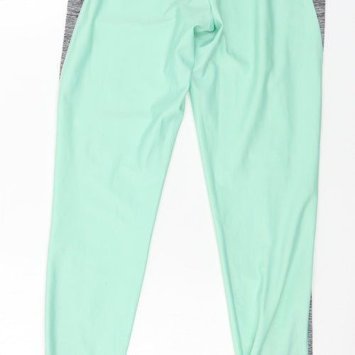 Missguided Womens Green  Jersey Capri Leggings Size 28 in L25 in