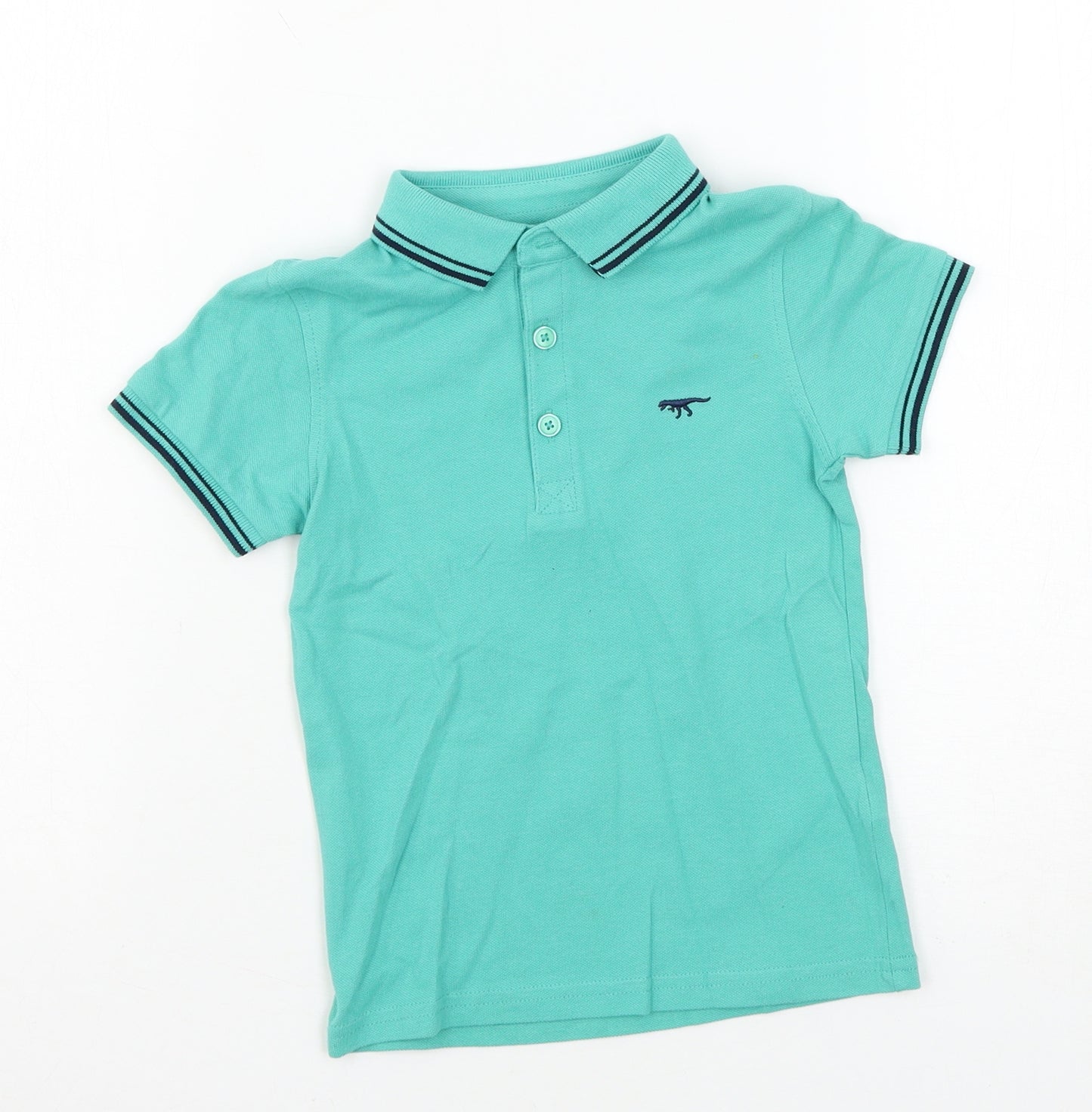 Blue Zoo Boys Green  Jersey Basic T-Shirt Size 2-3 Years
