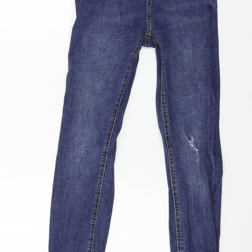 Denim & Co. Womens Blue  Denim Skinny Jeans Size 8 L27 in