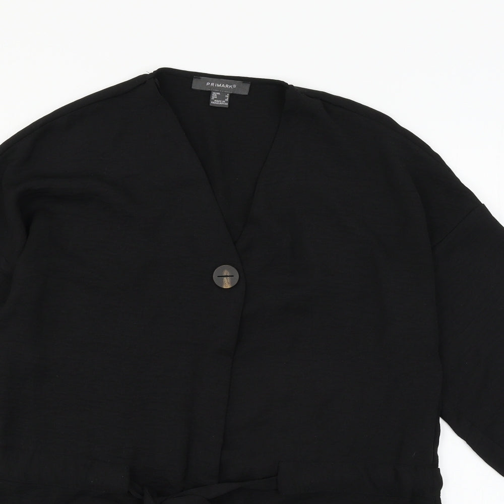 Primark Womens Black   Basic Blouse Size 6
