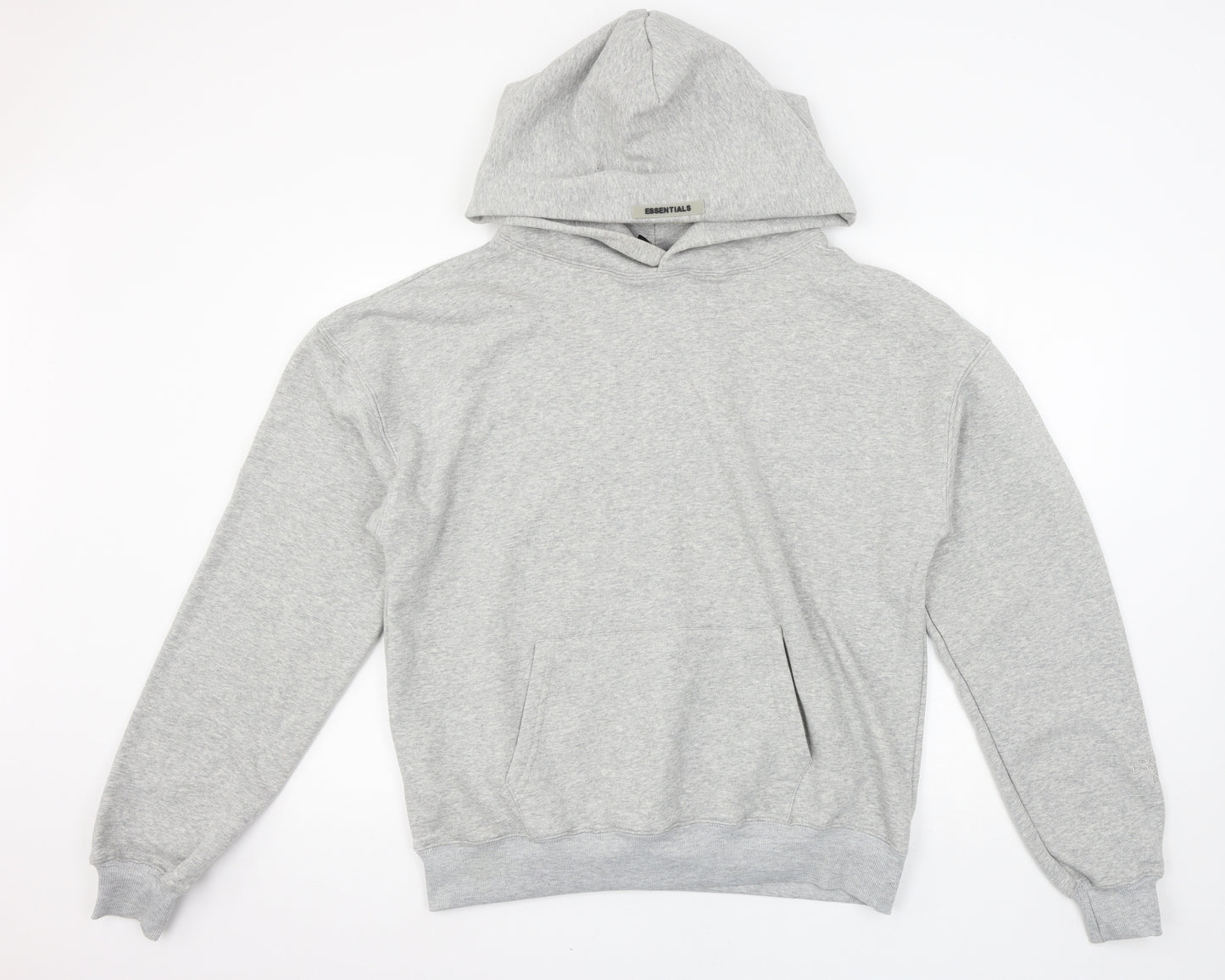 Fear of God Mens Grey  Jersey Pullover Hoodie Size S