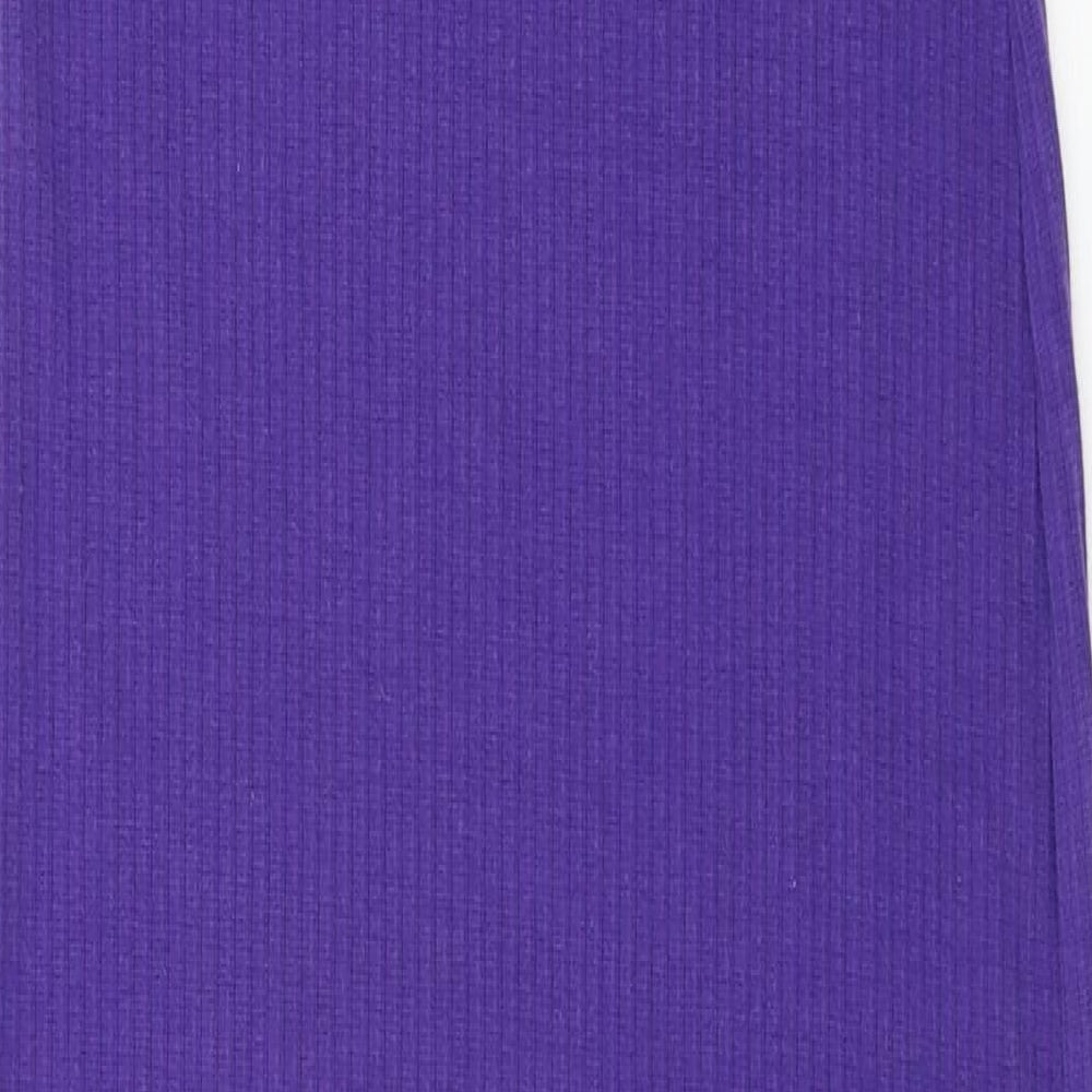 Missguided Womens Purple  Jersey Bodycon  Size 8