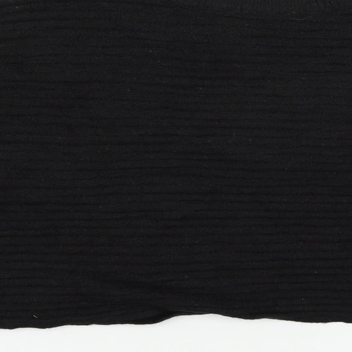 Select Womens Black  Knit Pullover Jumper Size S
