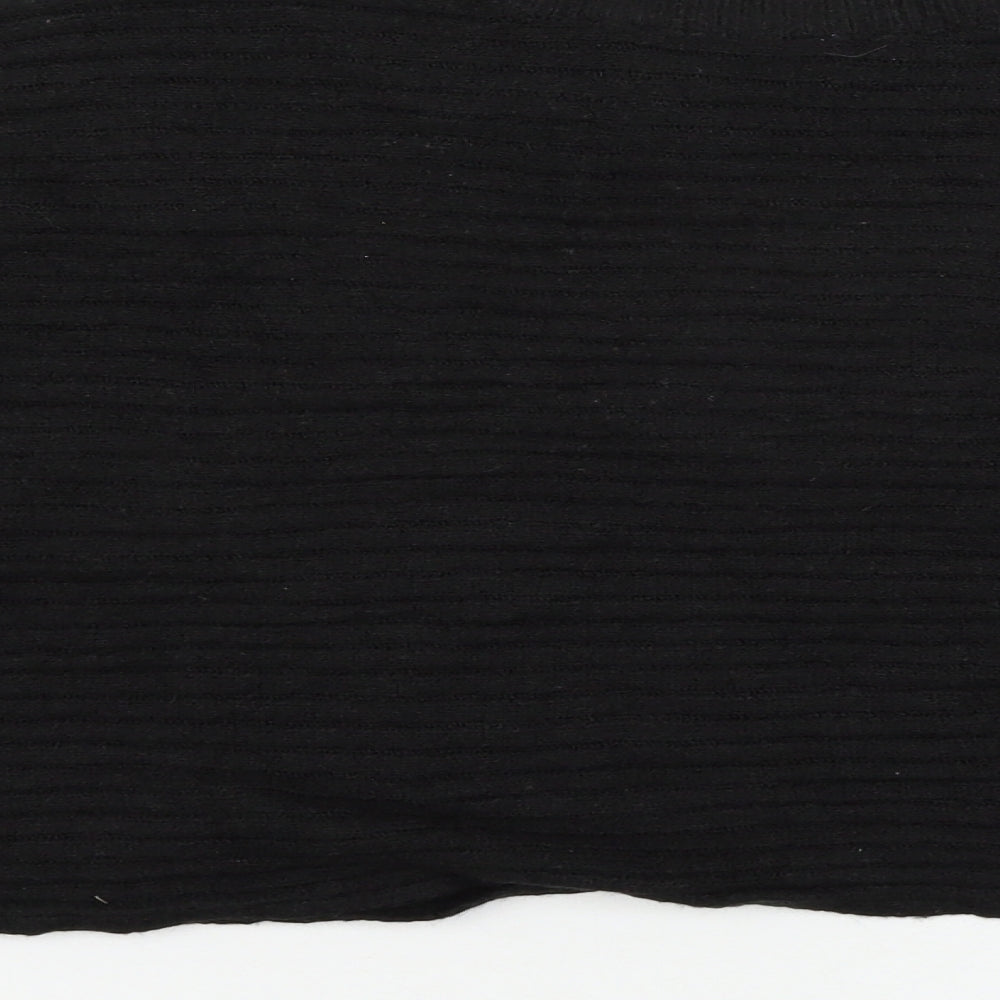 Select Womens Black  Knit Pullover Jumper Size S