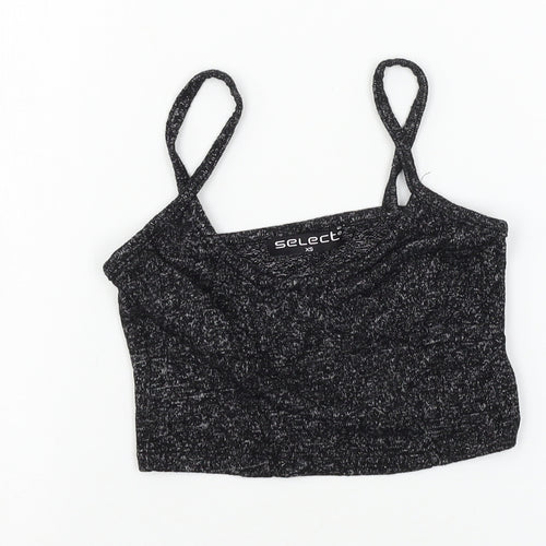 Select Womens Grey  Jersey Basic Tank Size XS