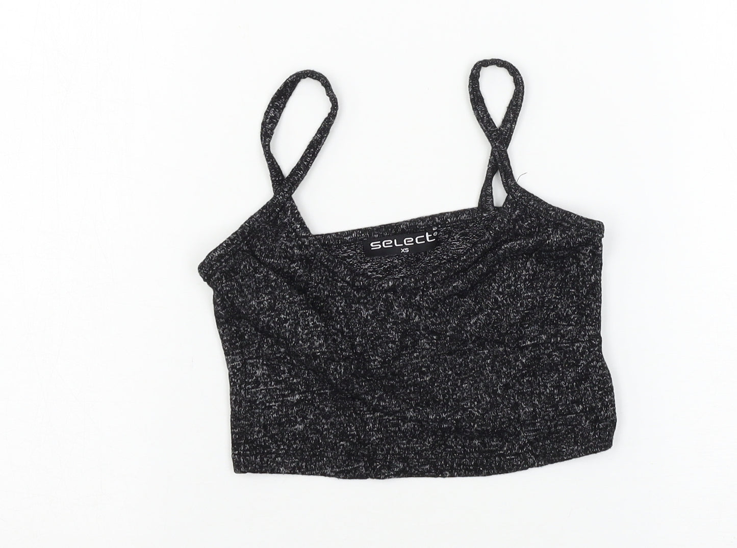 Select Womens Grey  Jersey Basic Tank Size XS